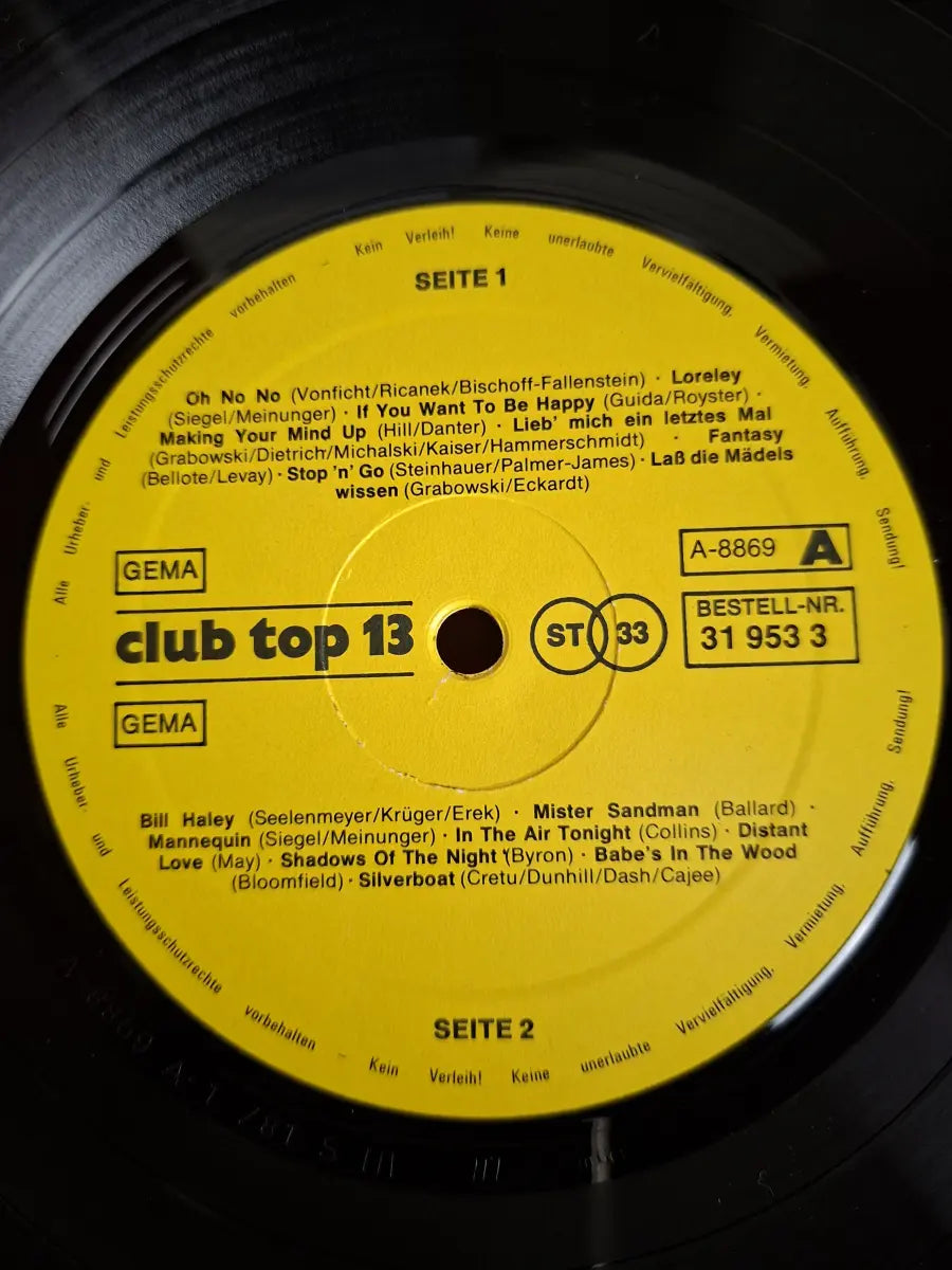 16 Top Hits - Aktuellste Schlager Aus Den Hitparaden Juli / August 1981