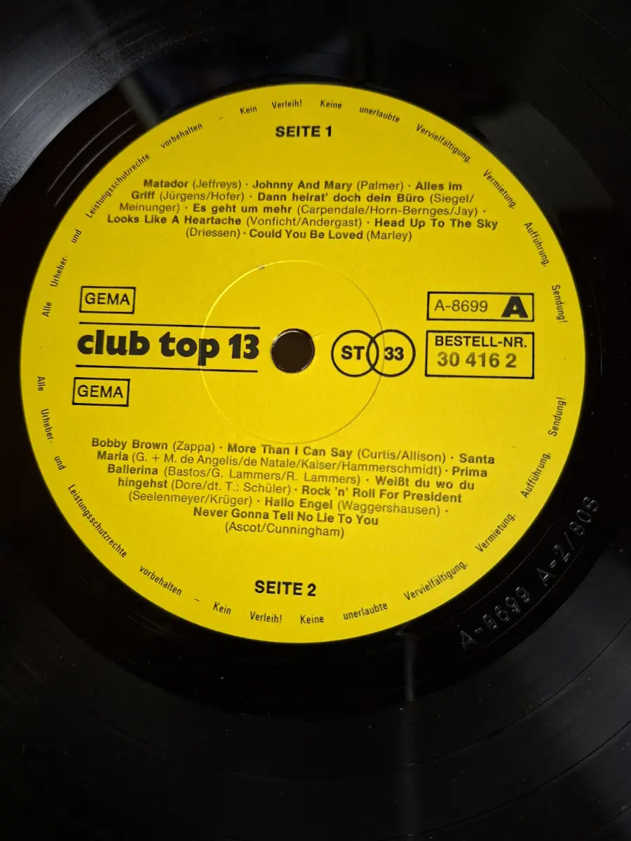 16 Top Hits - Aktuellste Schlager Aus Den Hitparaden November/Dezember 1980