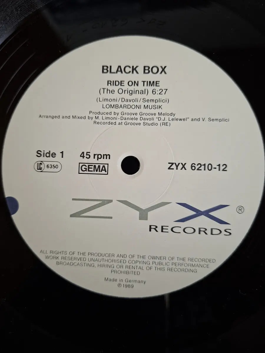 Black Box – Ride On Time