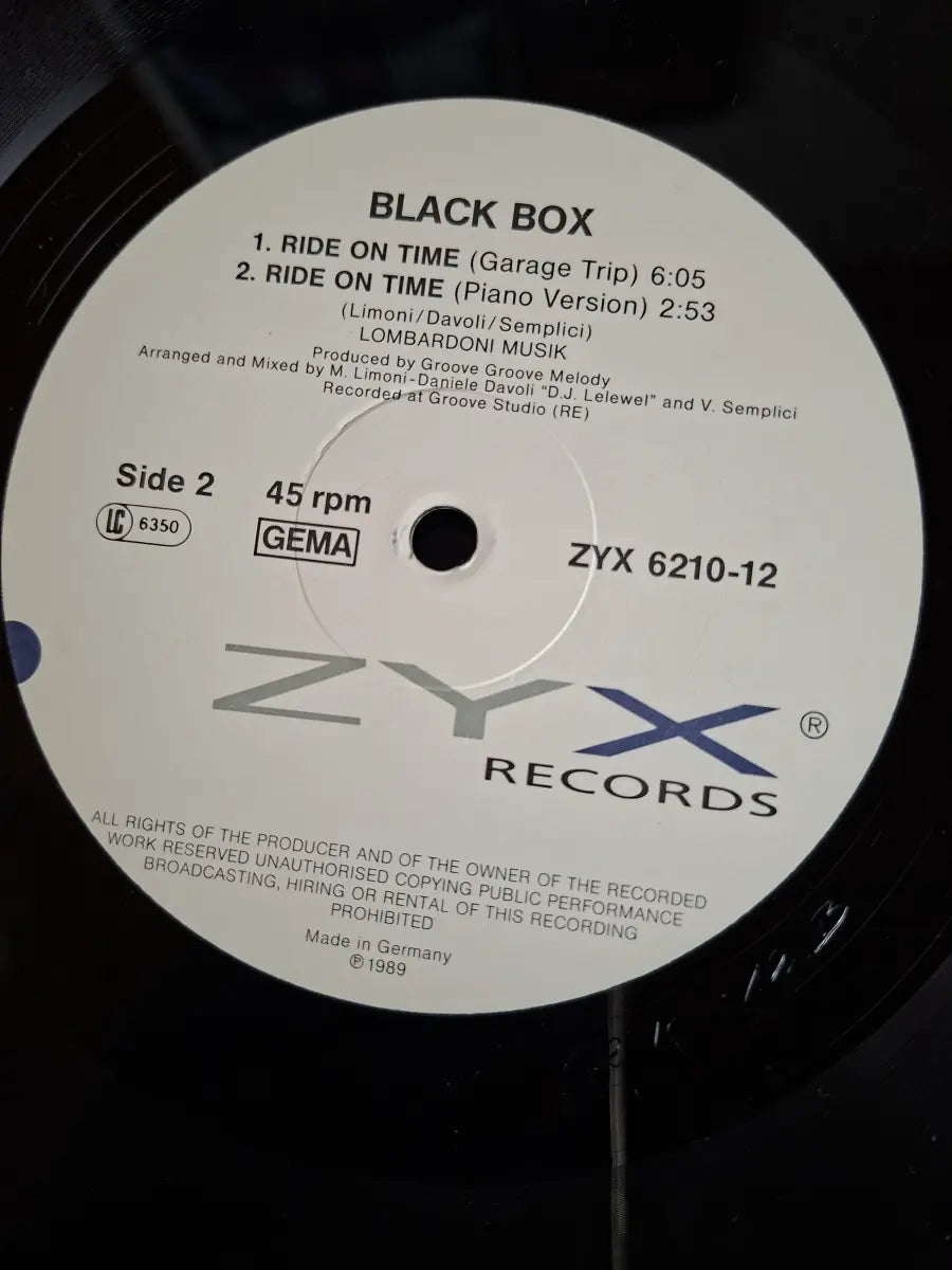 Black Box – Ride On Time
