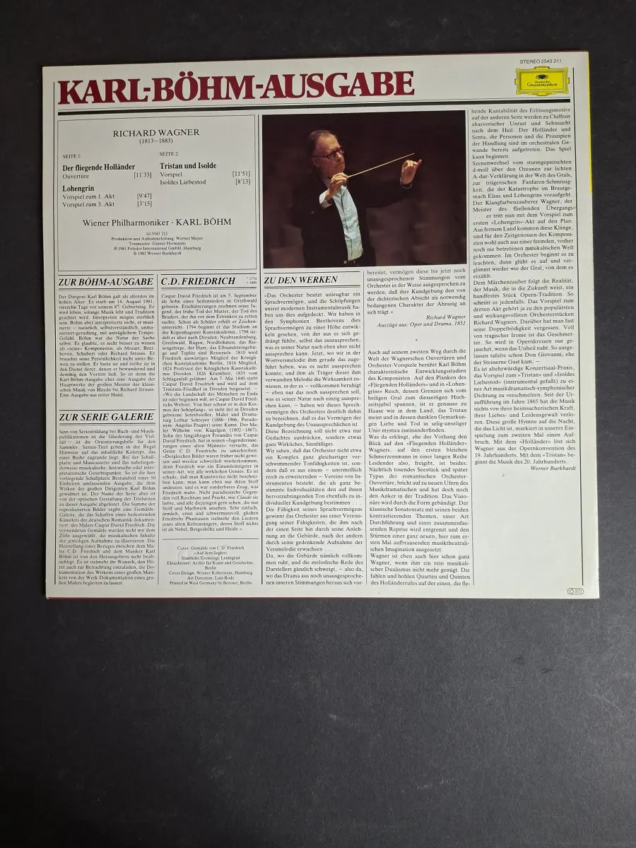 Richard Wagner - Karl Böhm, Wiener Philharmoniker – Ouvertüren & Vorspiele