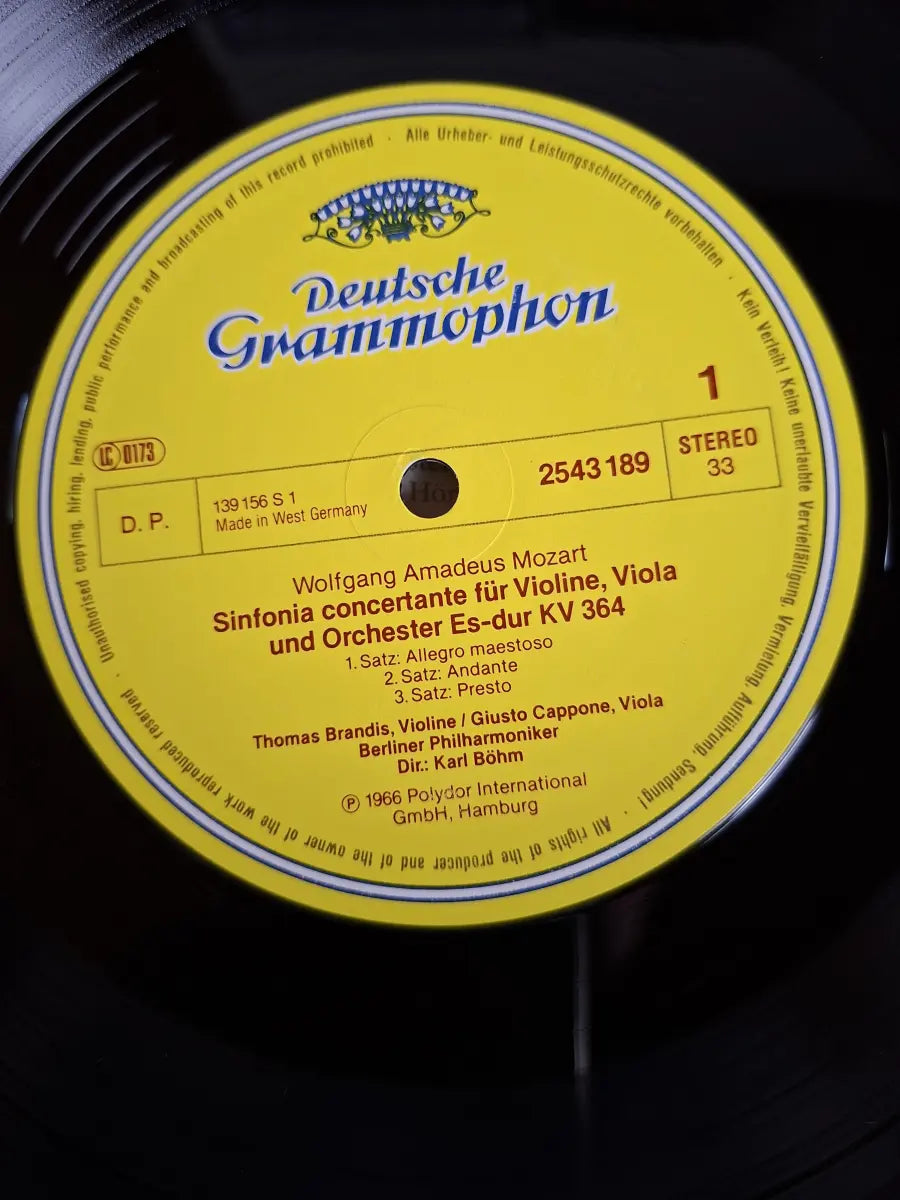 Mozart, Berliner Philharmoniker, Karl Böhm – Sinfonie Concertanti KV 364 & KV 297b