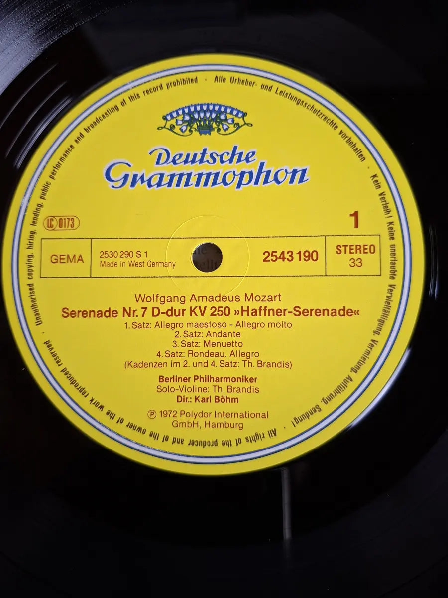 Mozart - Berliner Philharmoniker · Karl Böhm – Mozart: Haffner Serenade KV250