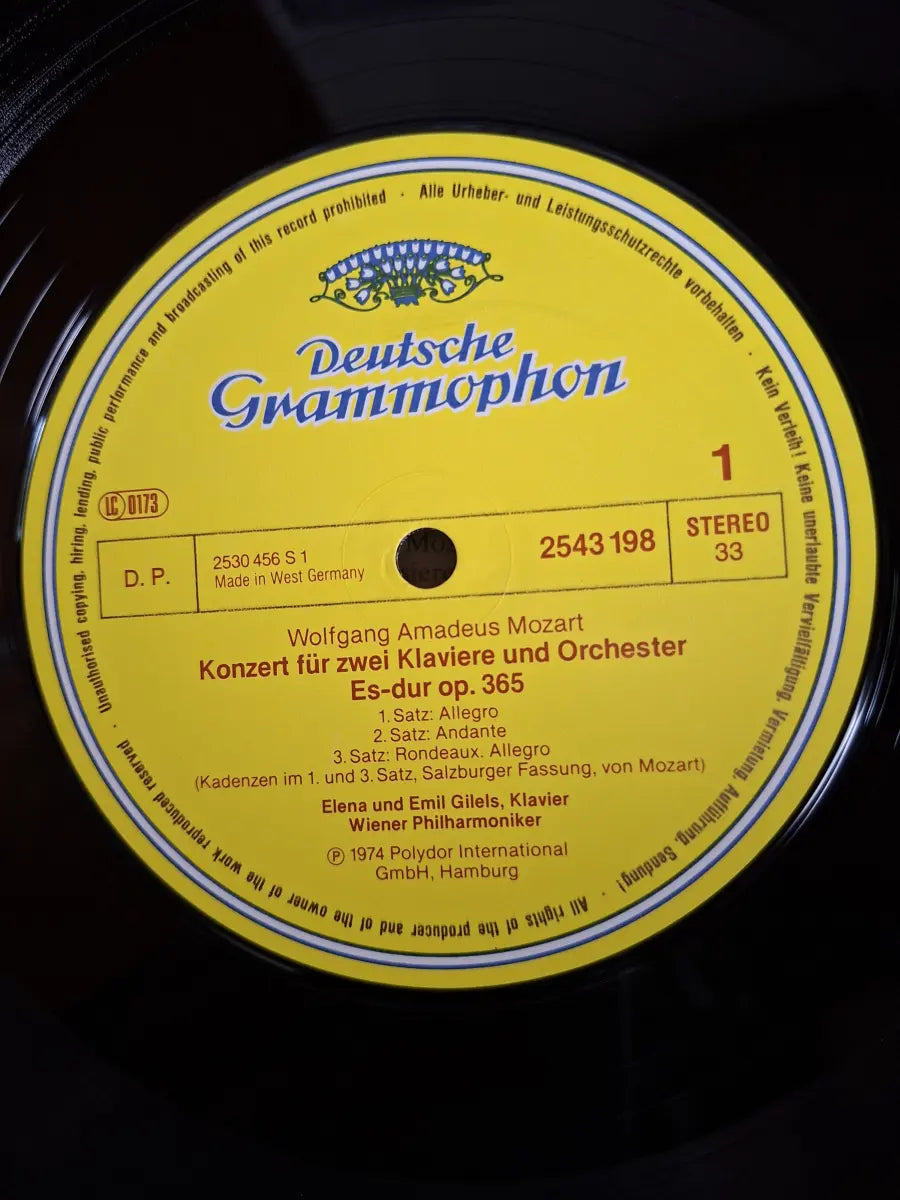 Karl Böhm, Wiener Philharmoniker, Elena Gilels, Emil Gilels, Wolfgang Amadeus Mozart – Karl-Böhm-Ausgabe Mozart: Klavierkonzert Nr.27 B-dur Konzert für 2 Klaviere Es-dur
