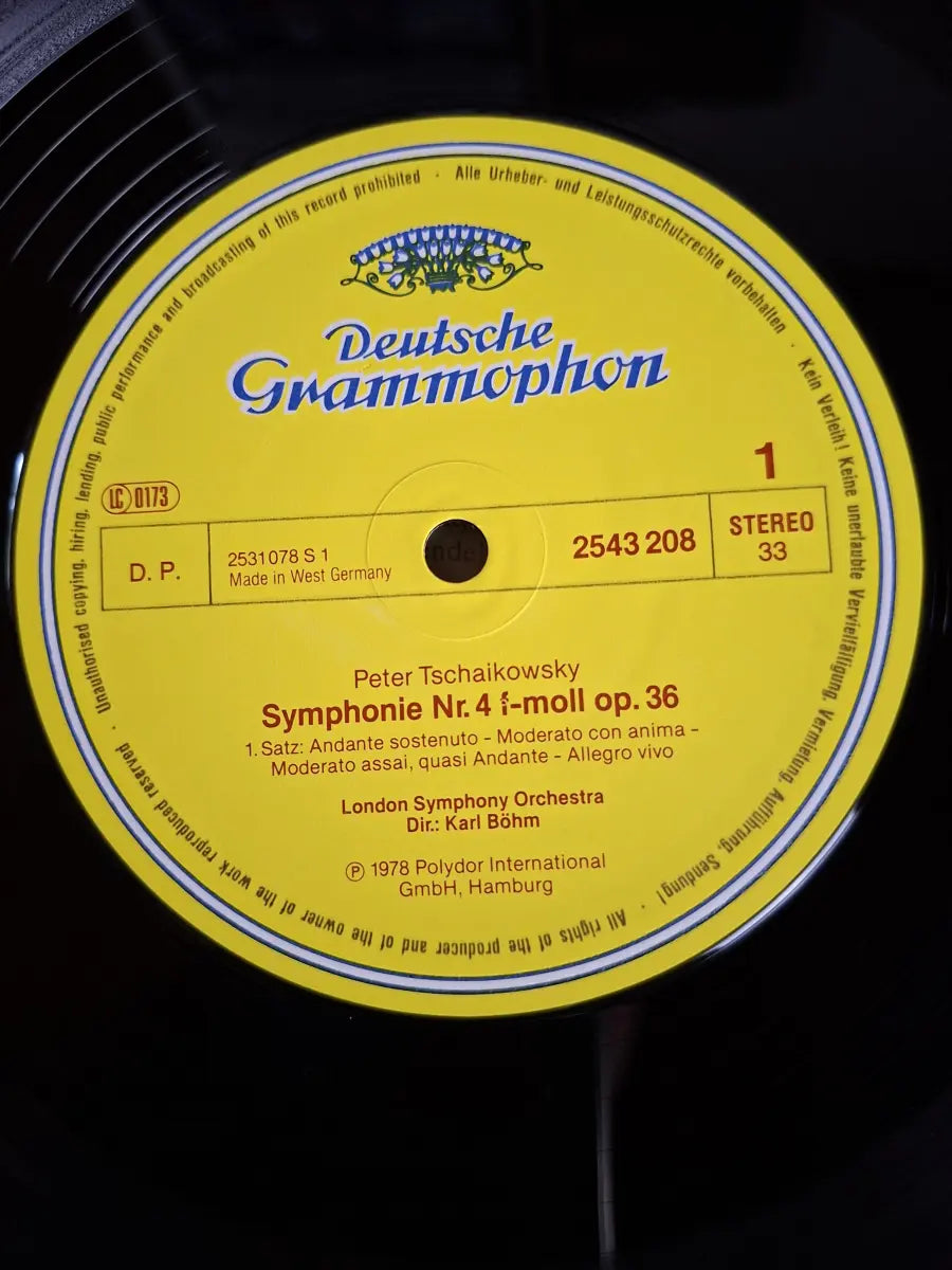 Tschaikowsky - Karl Böhm, London Symphony Orchestra – Symphonie Nr. 4