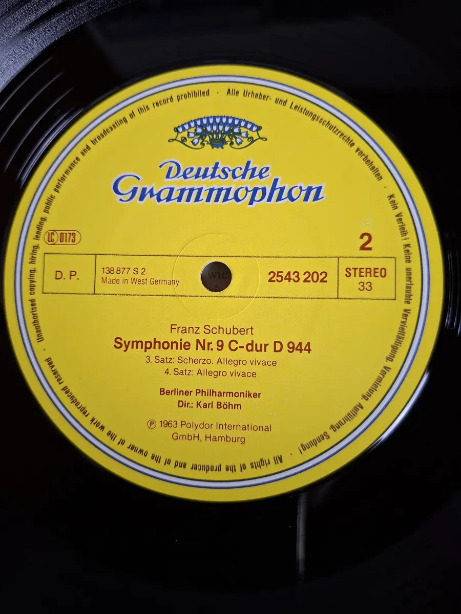 Schubert, Berliner Philharmoniker, Karl Böhm – Symphonie Nr. 9 C-dur D 944