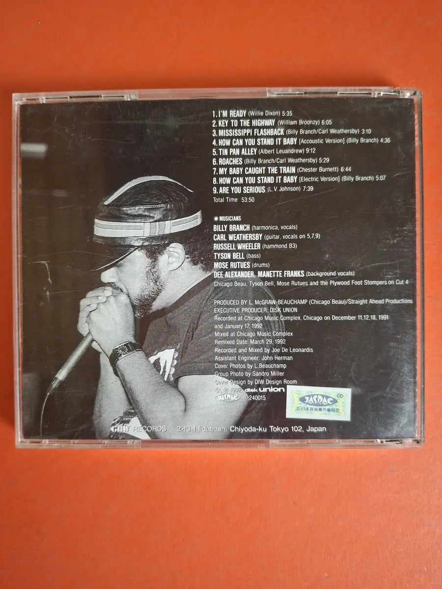 Billy Branch & The Sons Of Blues – Mississippi Flashback (Japan, Ohne OBI)