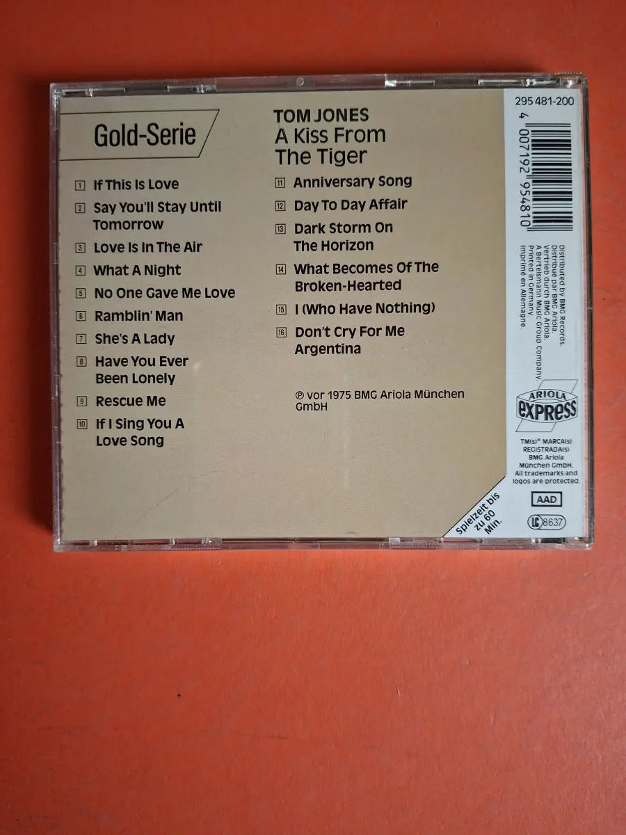 Tom Jones – A Kiss From The Tiger