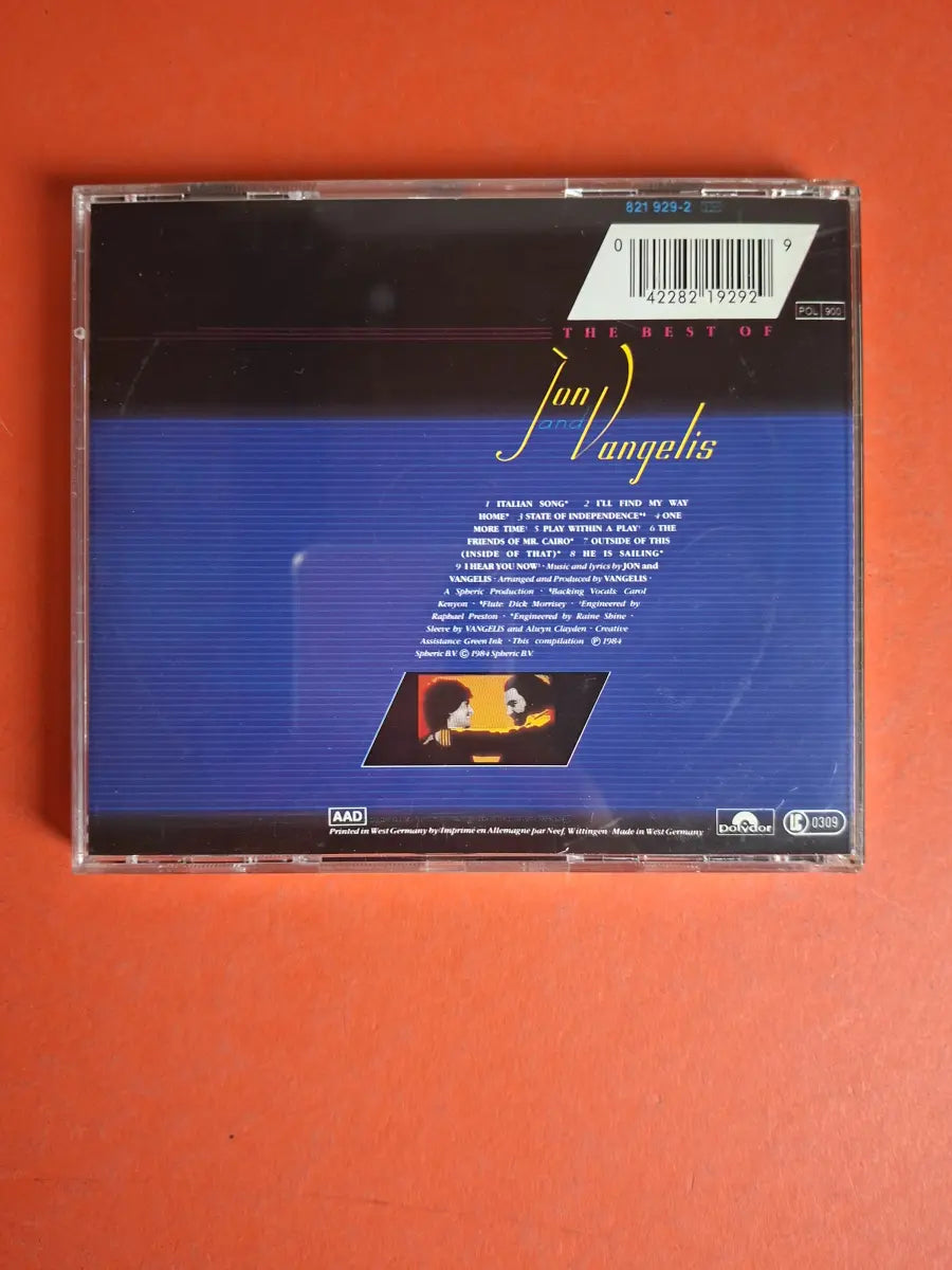 Jon And Vangelis – The Best Of Jon And Vangelis