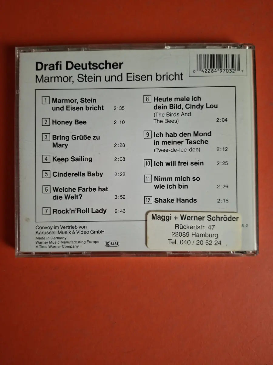 Drafi Deutscher – Marmor, Stein Und Eisen Bricht