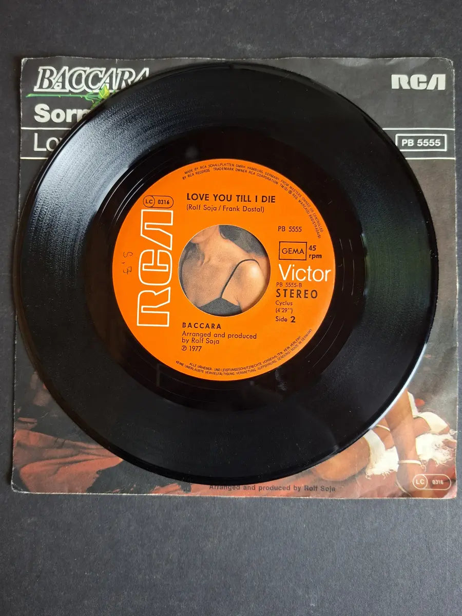 Baccara – Sorry, I'm A Lady