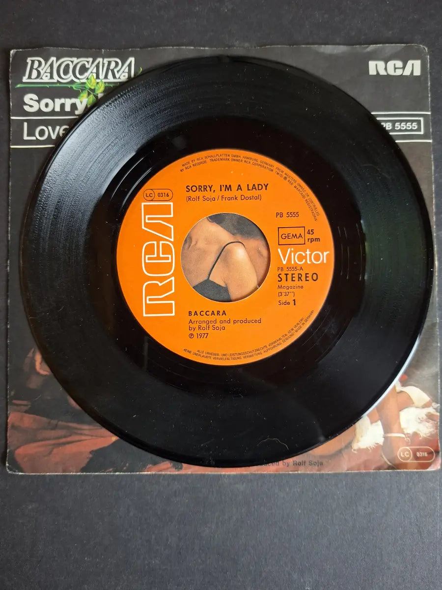 Baccara – Sorry, I'm A Lady