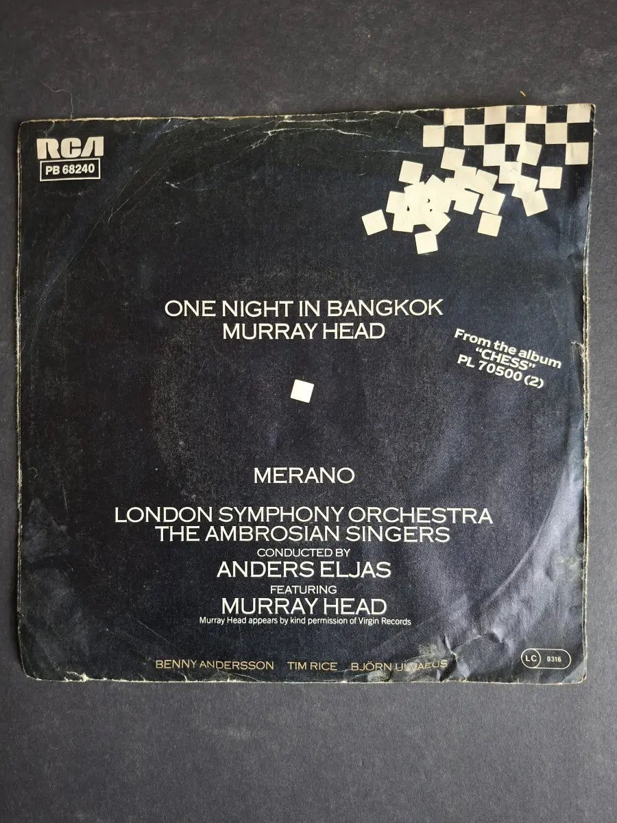 Murray Head – One Night In Bangkok