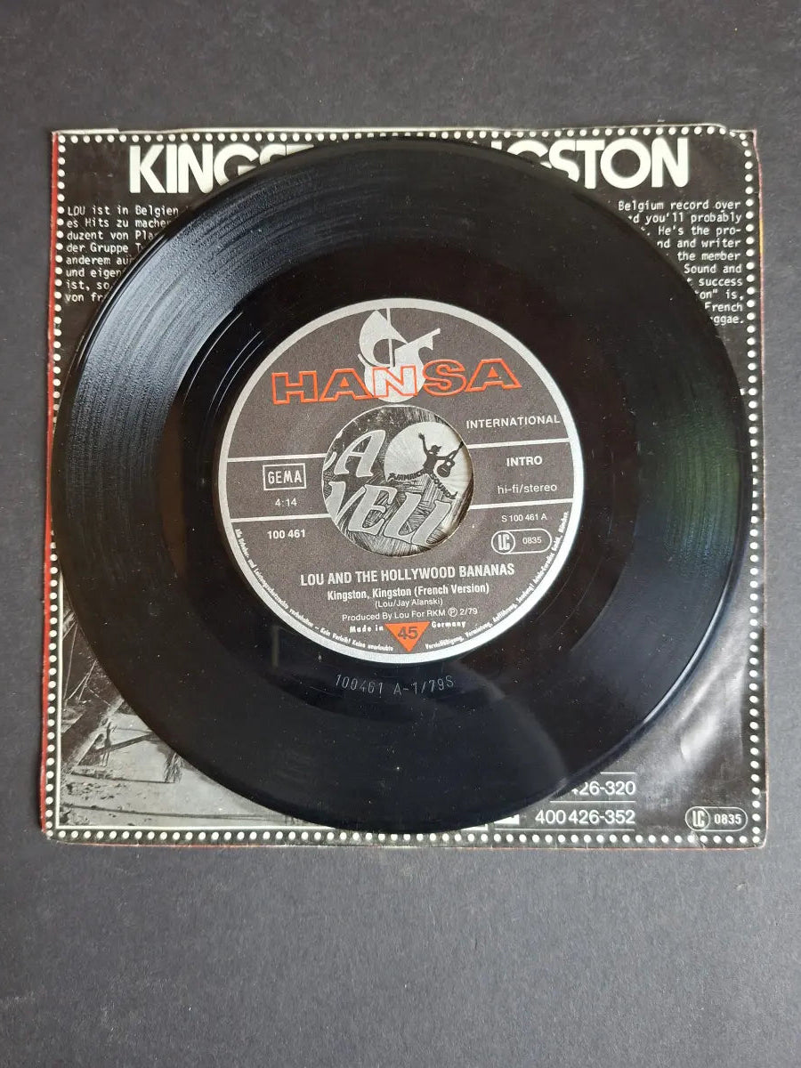 Lou And The Hollywood Bananas – Kingston, Kingston (French & English Version)