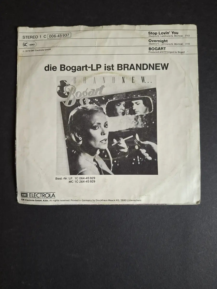 Bogart – Stop Lovin' You