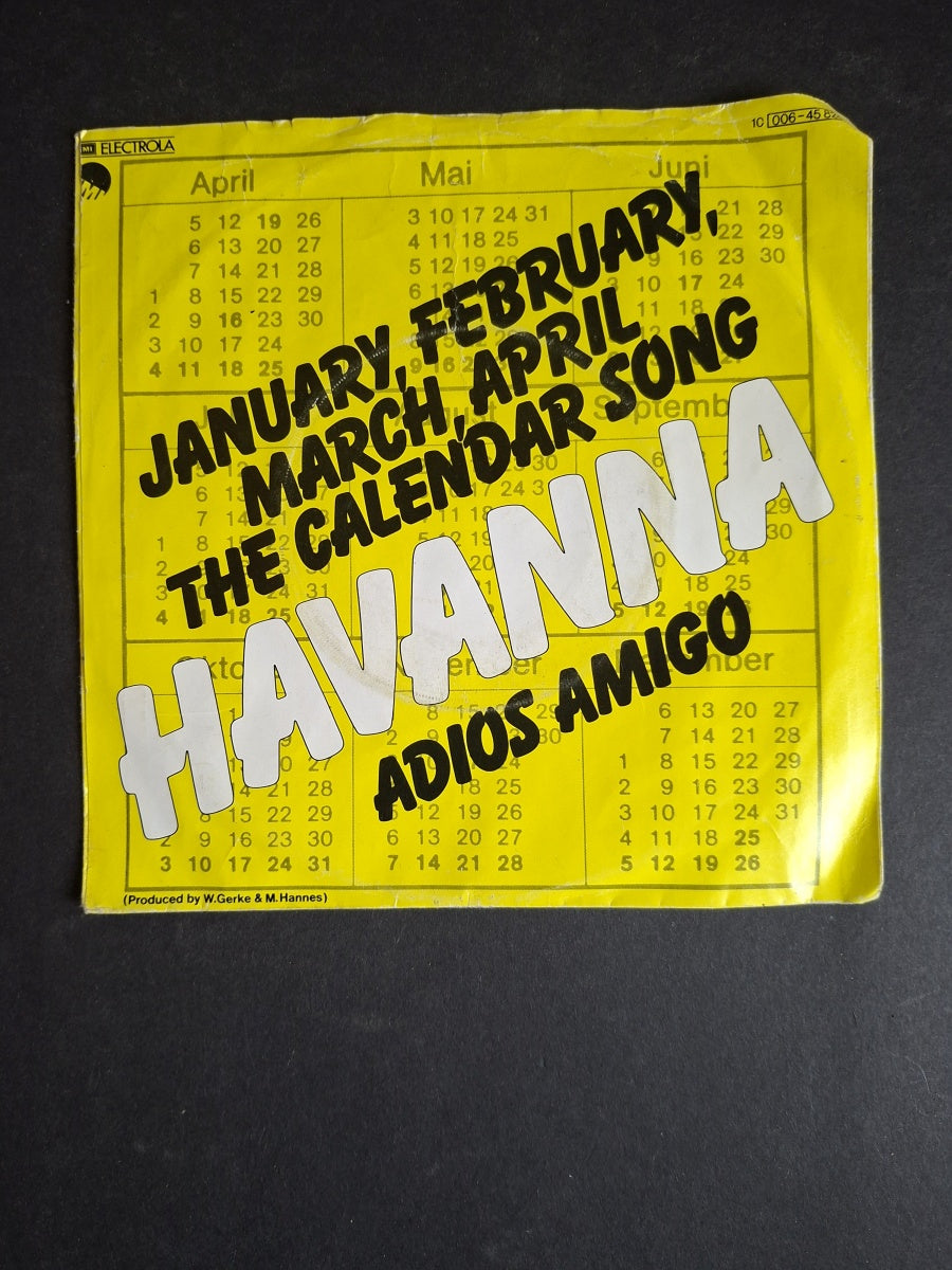 Havanna – The Calendar Song / Adios Amigo