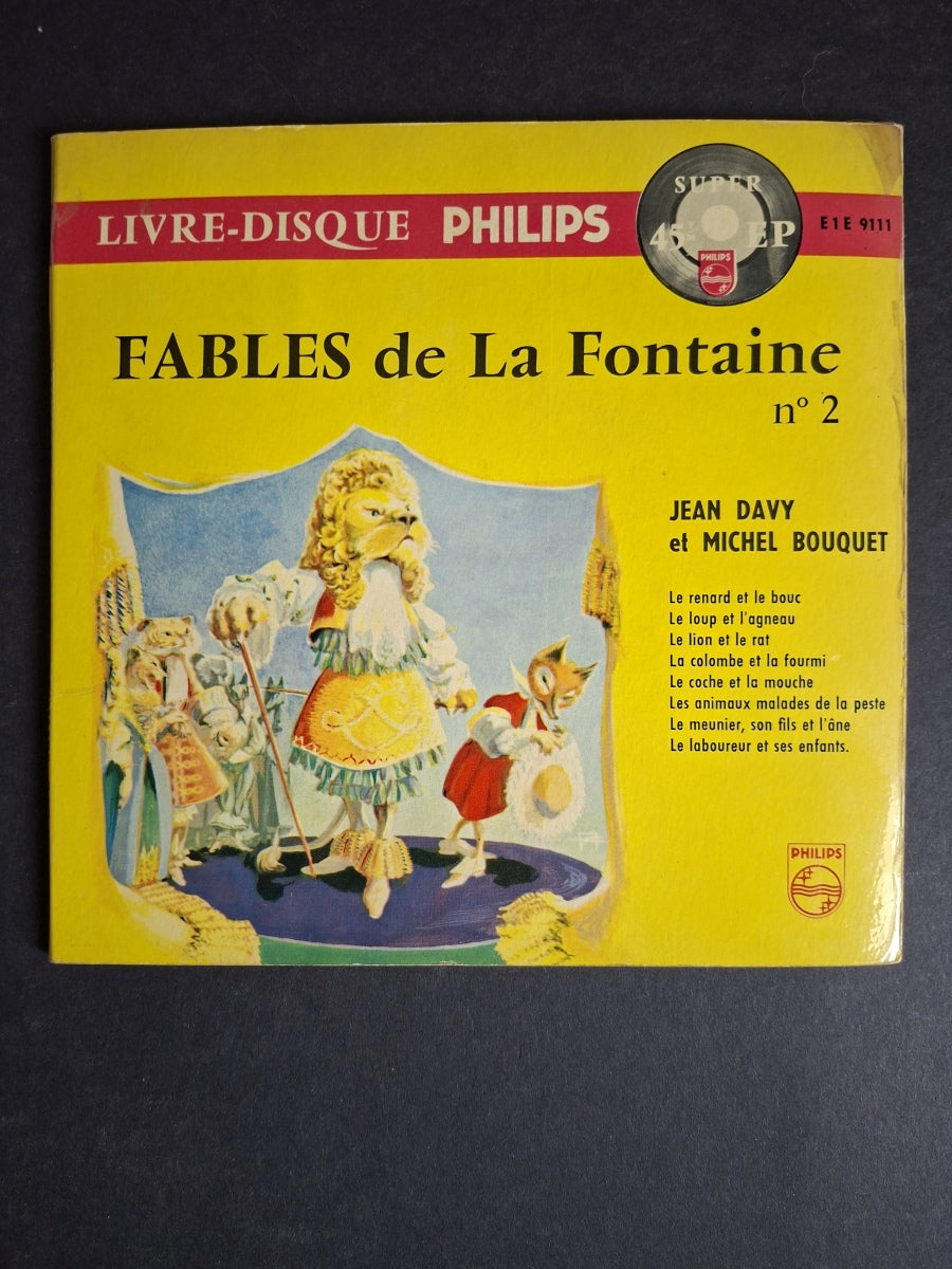 Jean Davy, Michel Bouquet – Fables De La Fontaine N°2