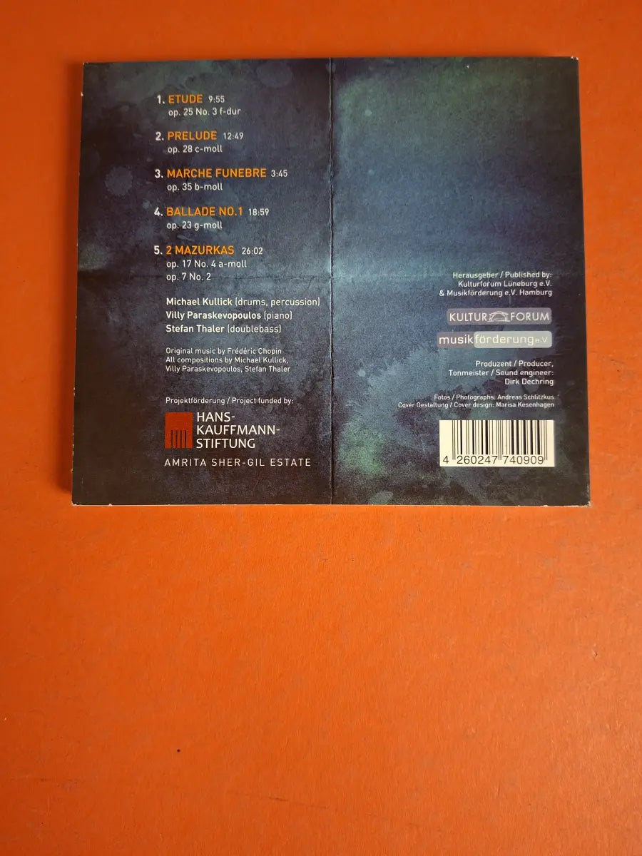 Chopin in Jazz - Michael Kullick, Villy Pataskevopoulos, Stefan Thaler