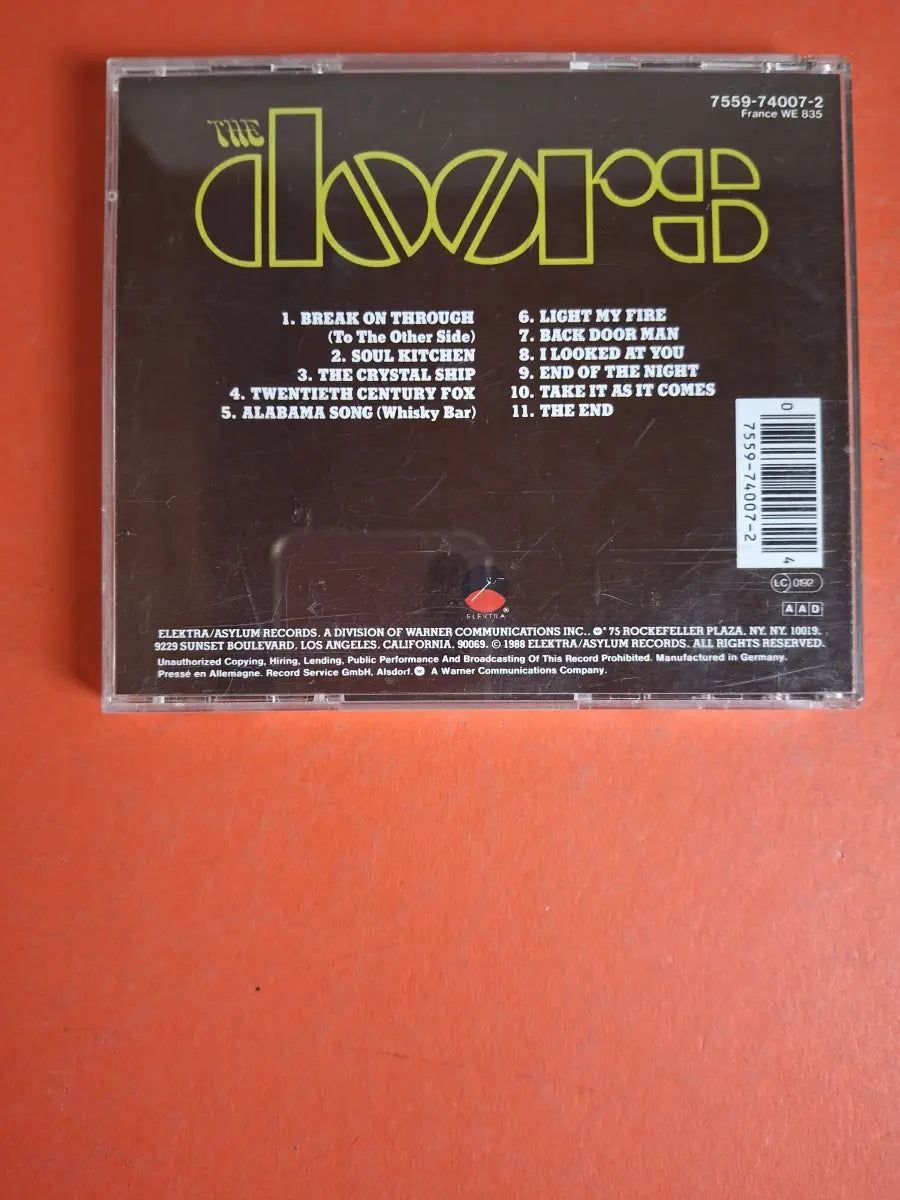 The Doors – The Doors (CD Katalognummer: 7559-74007-2)