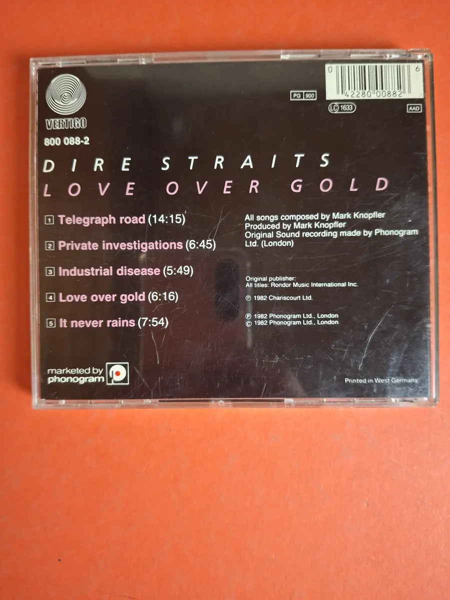 Dire Straits – Love Over Gold
