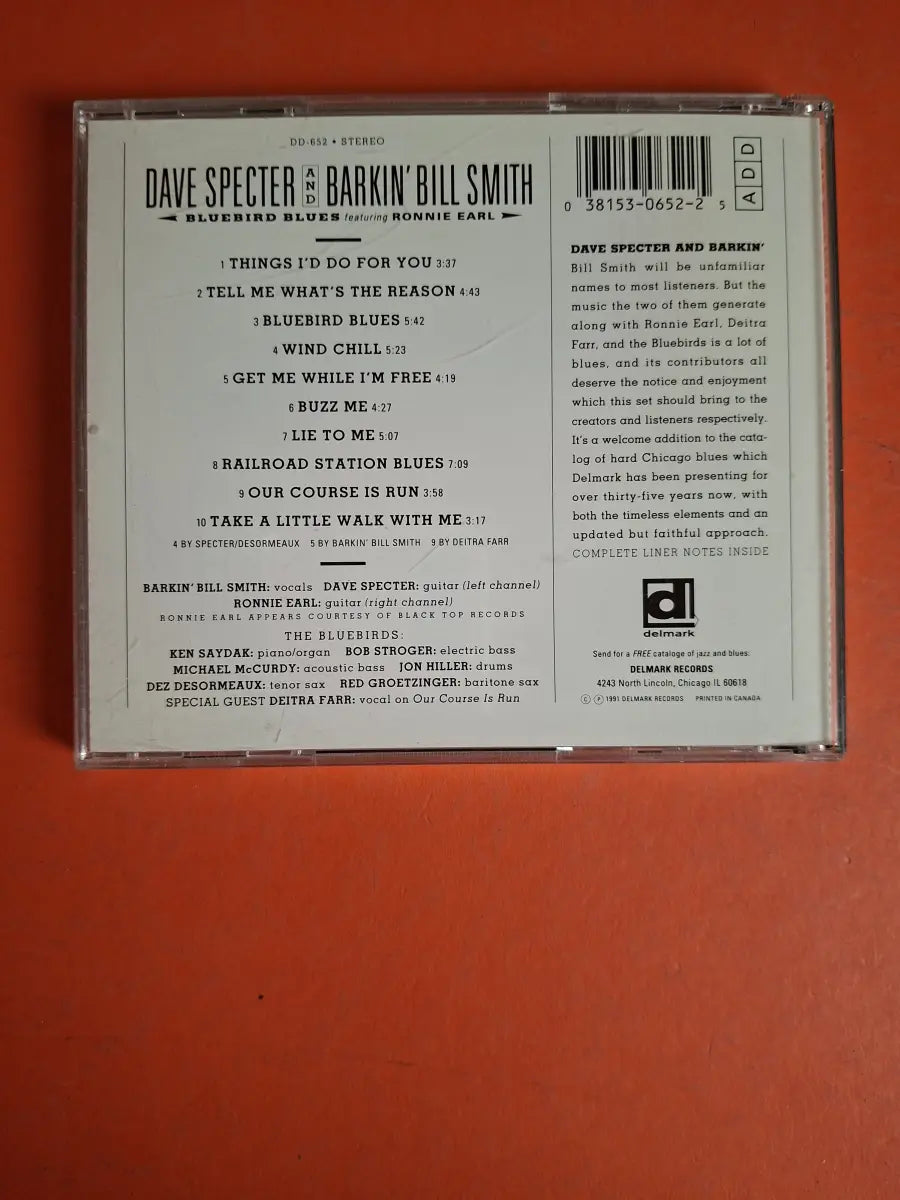 Dave Specter And Barkin' Bill Smith Featuring Ronnie Earl – Bluebird Blues