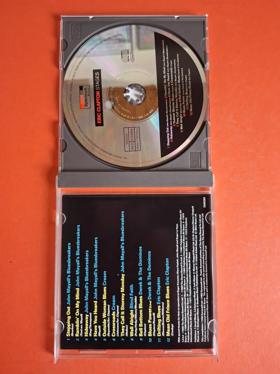Eric Clapton ‎– Stages
