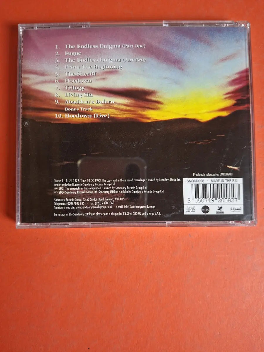 Emerson, Lake & Palmer – Trilogy Emerson, Lake & Palmer - Trilogy album cover More images