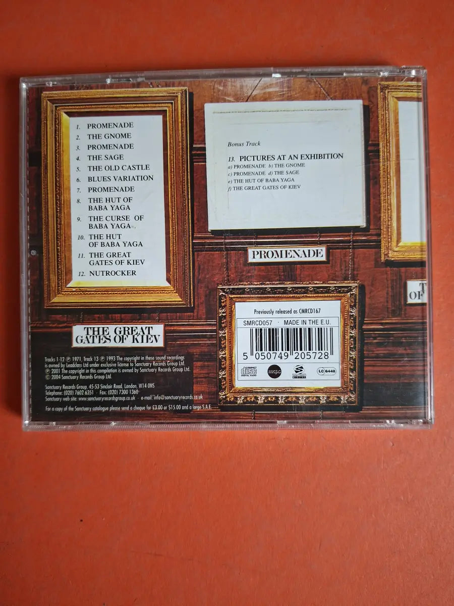 Mussorgsky, Emerson Lake & Palmer – Pictures At An Exhibition