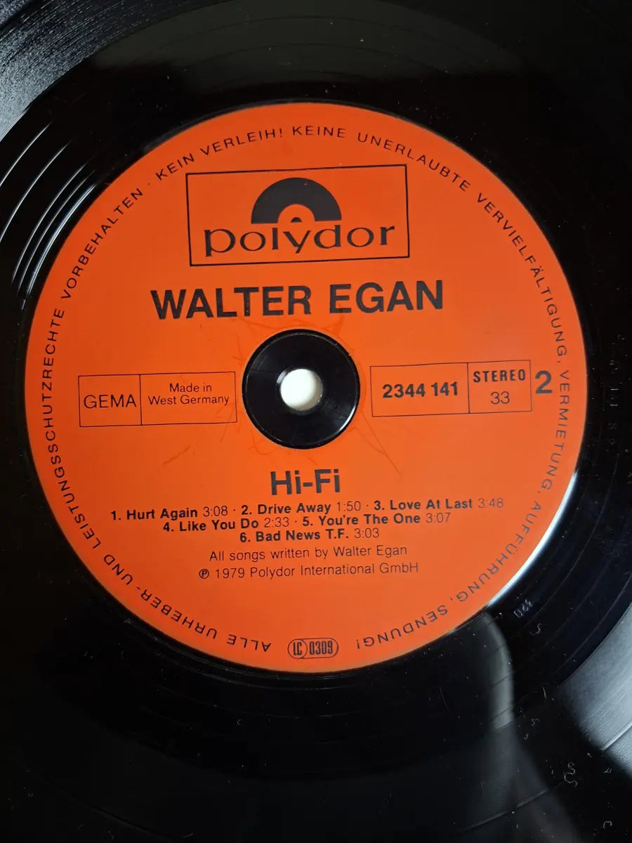 Walter Egan – Hi-Fi