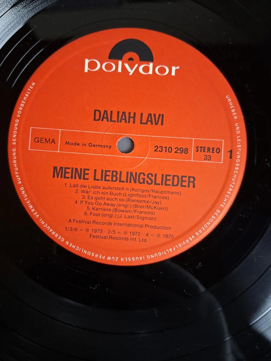 Daliah Lavi – Meine Lieblingslieder