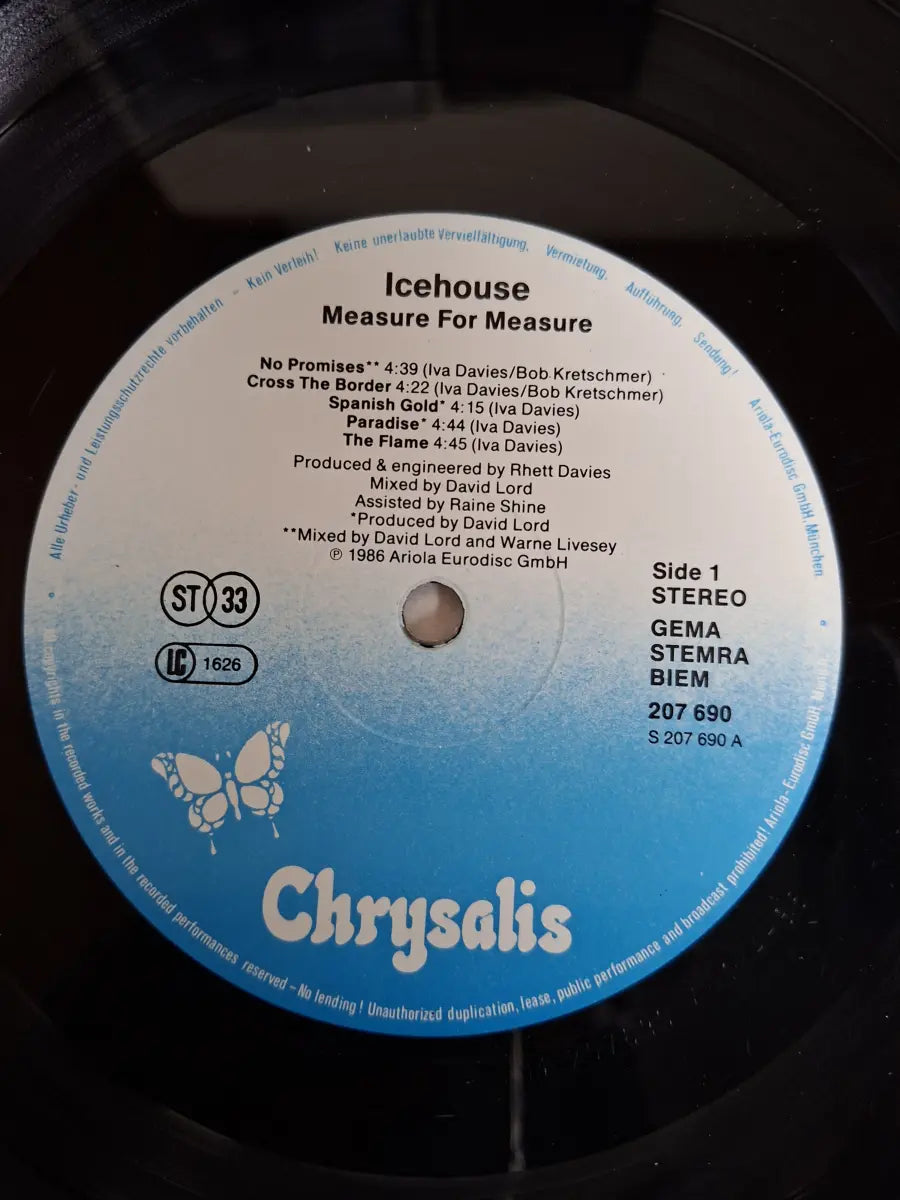 Icehouse – Measure For Measure