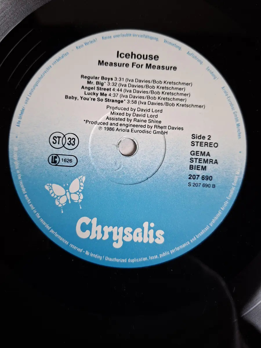 Icehouse – Measure For Measure