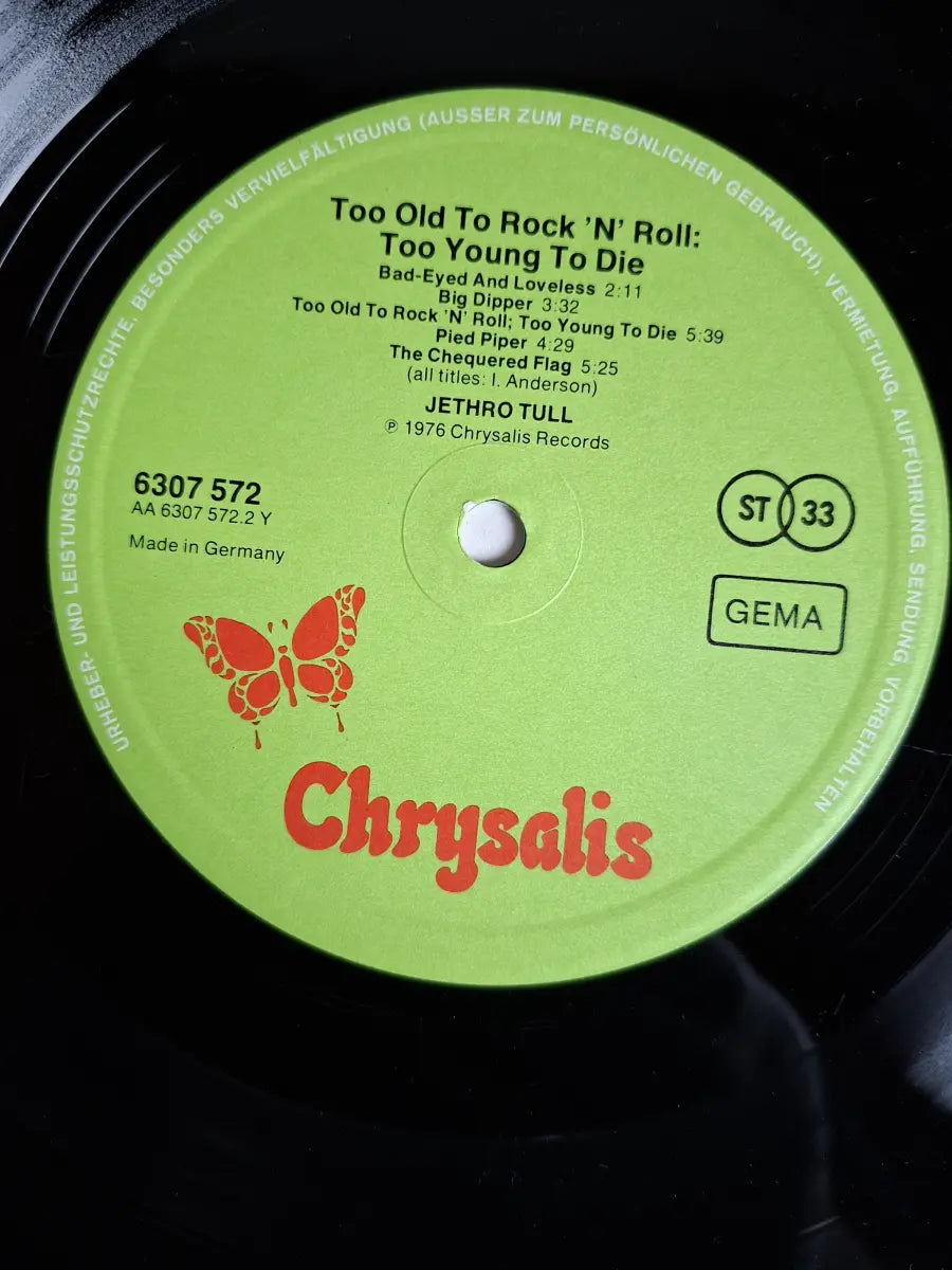 Jethro Tull – Too Old To Rock 'N' Roll: Too Young To Die!