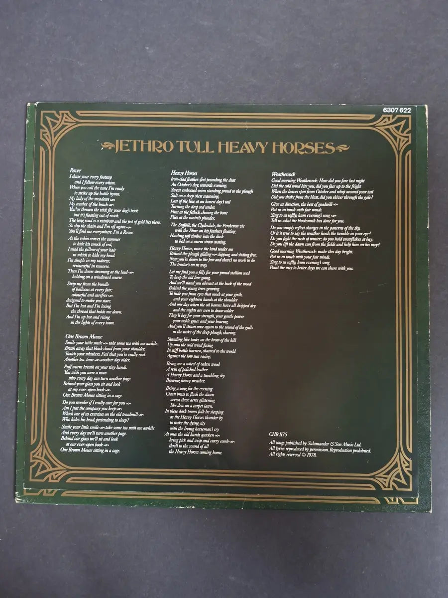 Jethro Tull – Heavy Horses