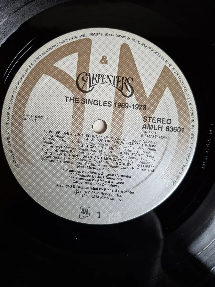 Carpenters – The Singles 1969-1973