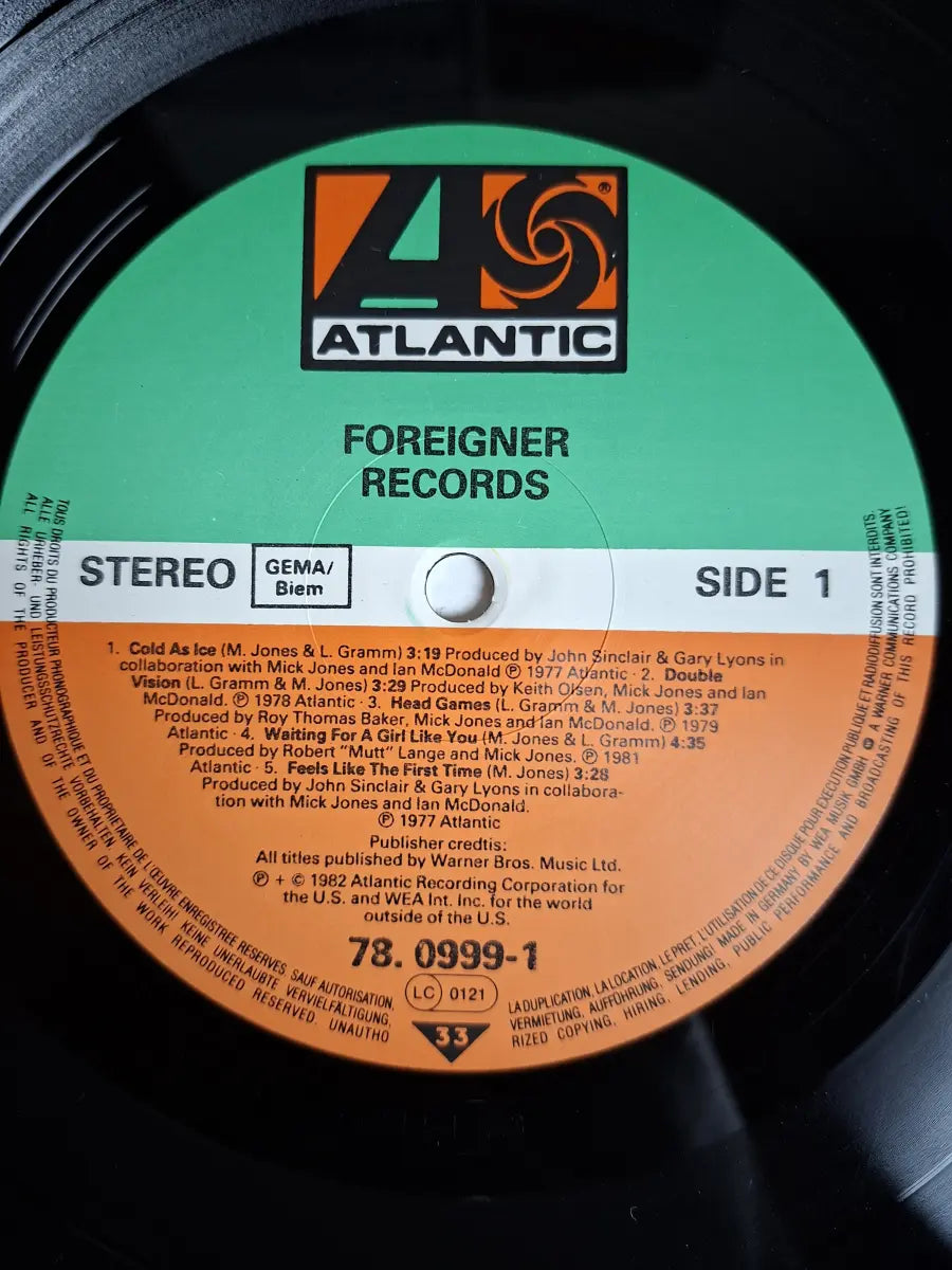 Foreigner – Records