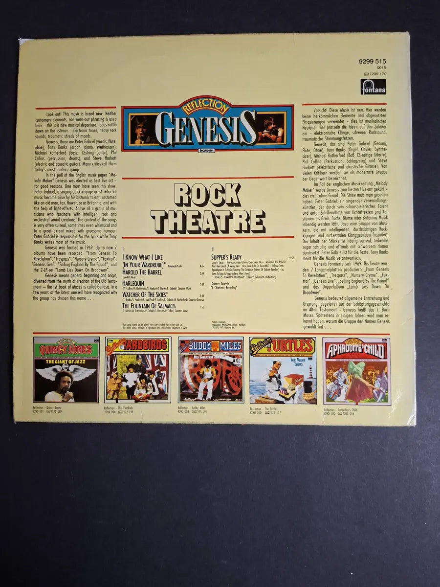 Genesis – Rock Theatre