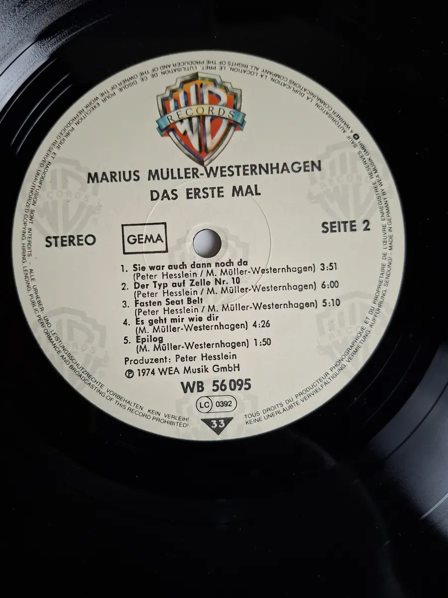Marius Müller-Westernhagen – Das Erste Mal