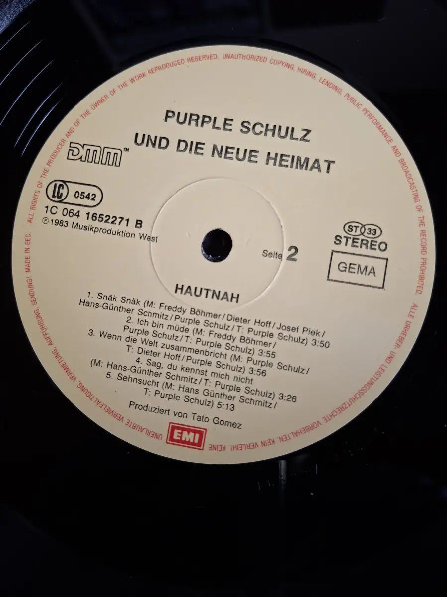 Purple Schulz & Die Neue Heimat – Hautnah