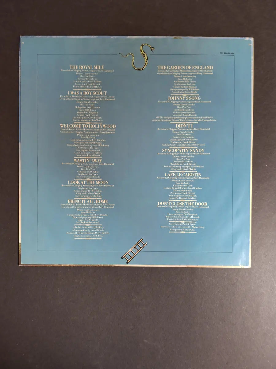 Gerry Rafferty – Snakes And Ladders