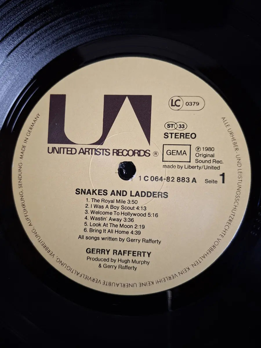Gerry Rafferty – Snakes And Ladders