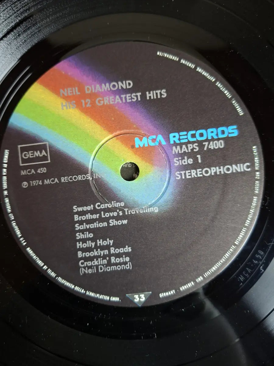 Neil Diamond – His 12 Greatest Hits