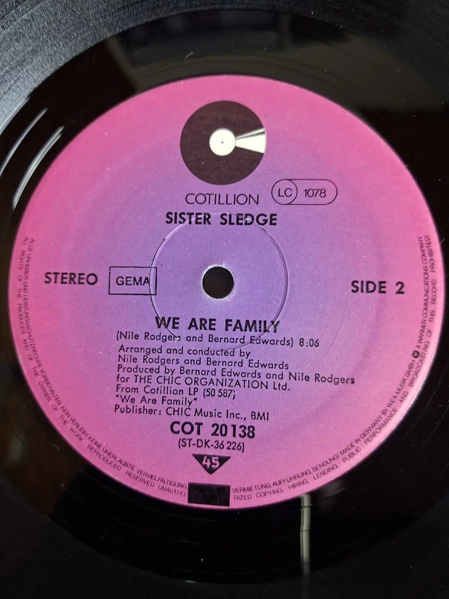 Sister Sledge ‎– He's The Greatest Dancer / We Are Family
