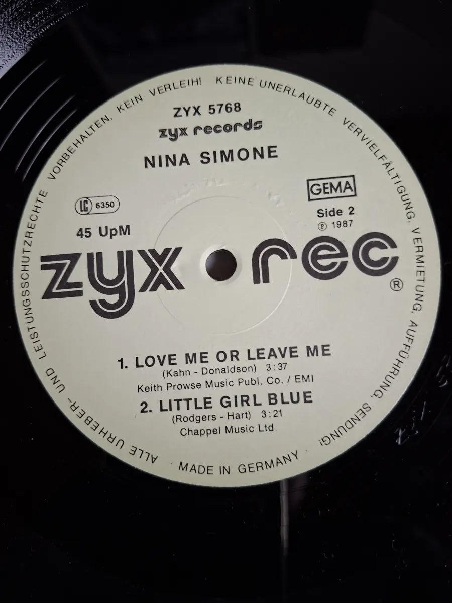 Nina Simone – My Baby Just Cares For Me