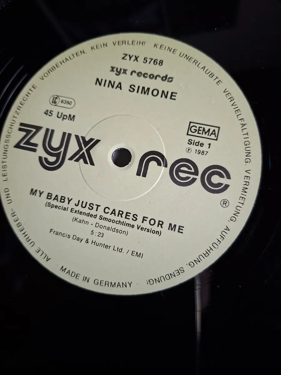 Nina Simone – My Baby Just Cares For Me