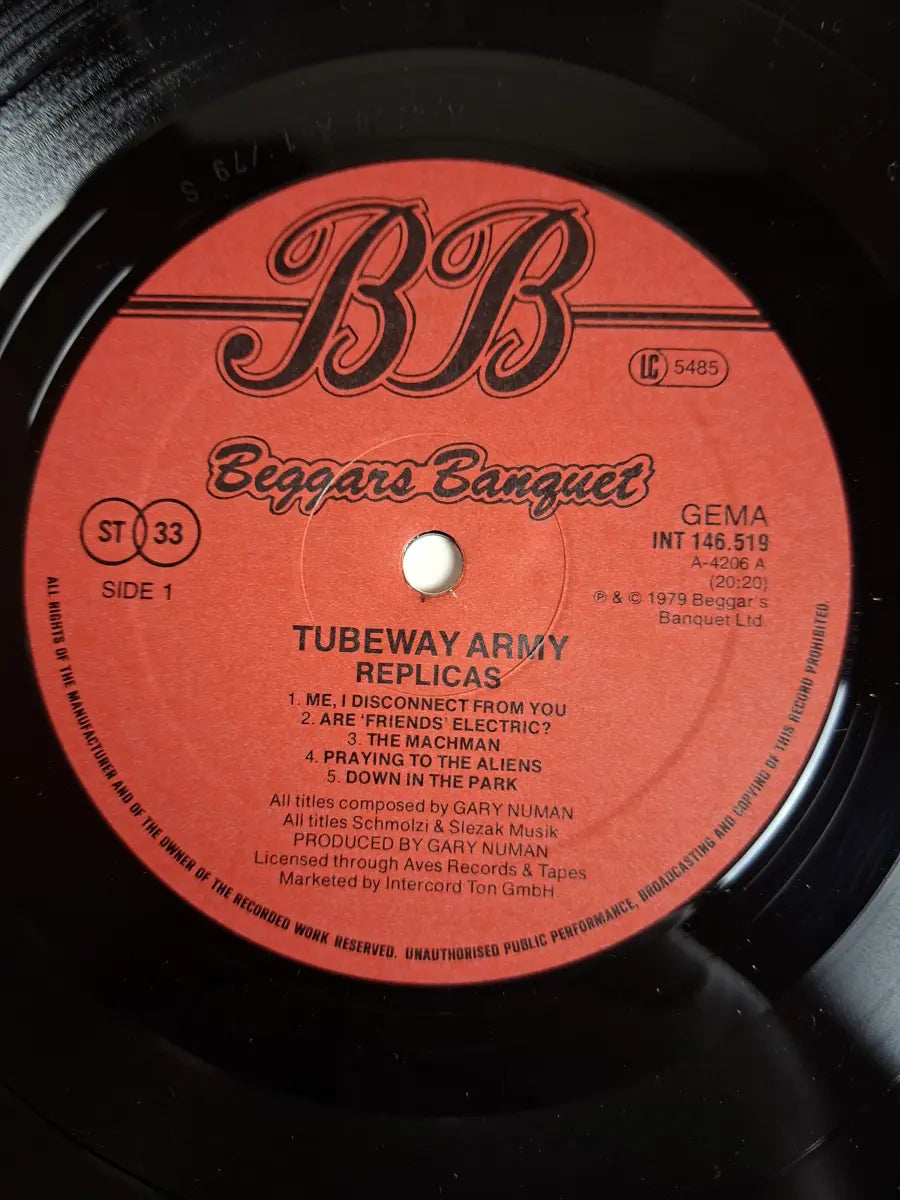 Tubeway Army – Replicas