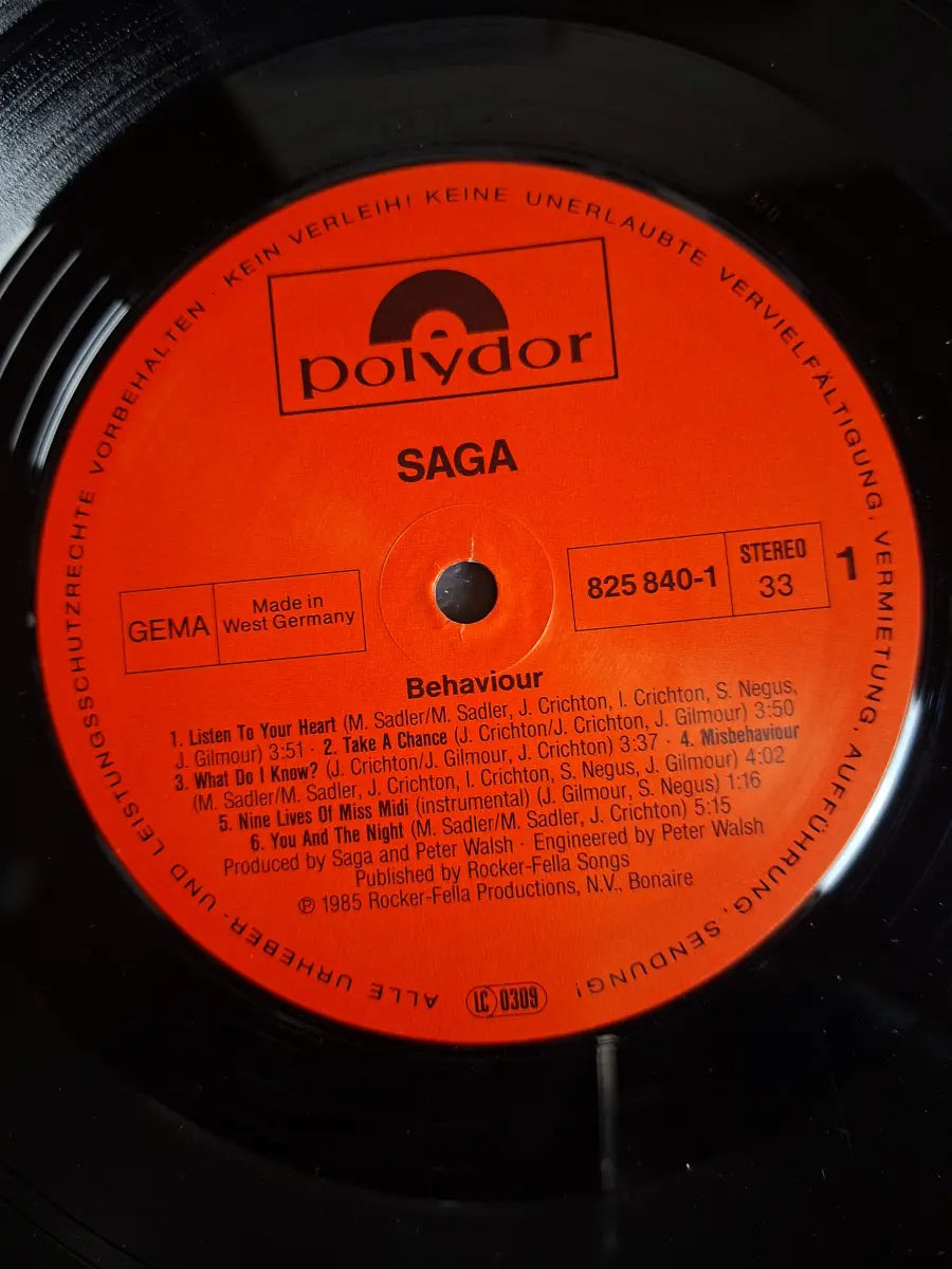 Saga – Behaviour