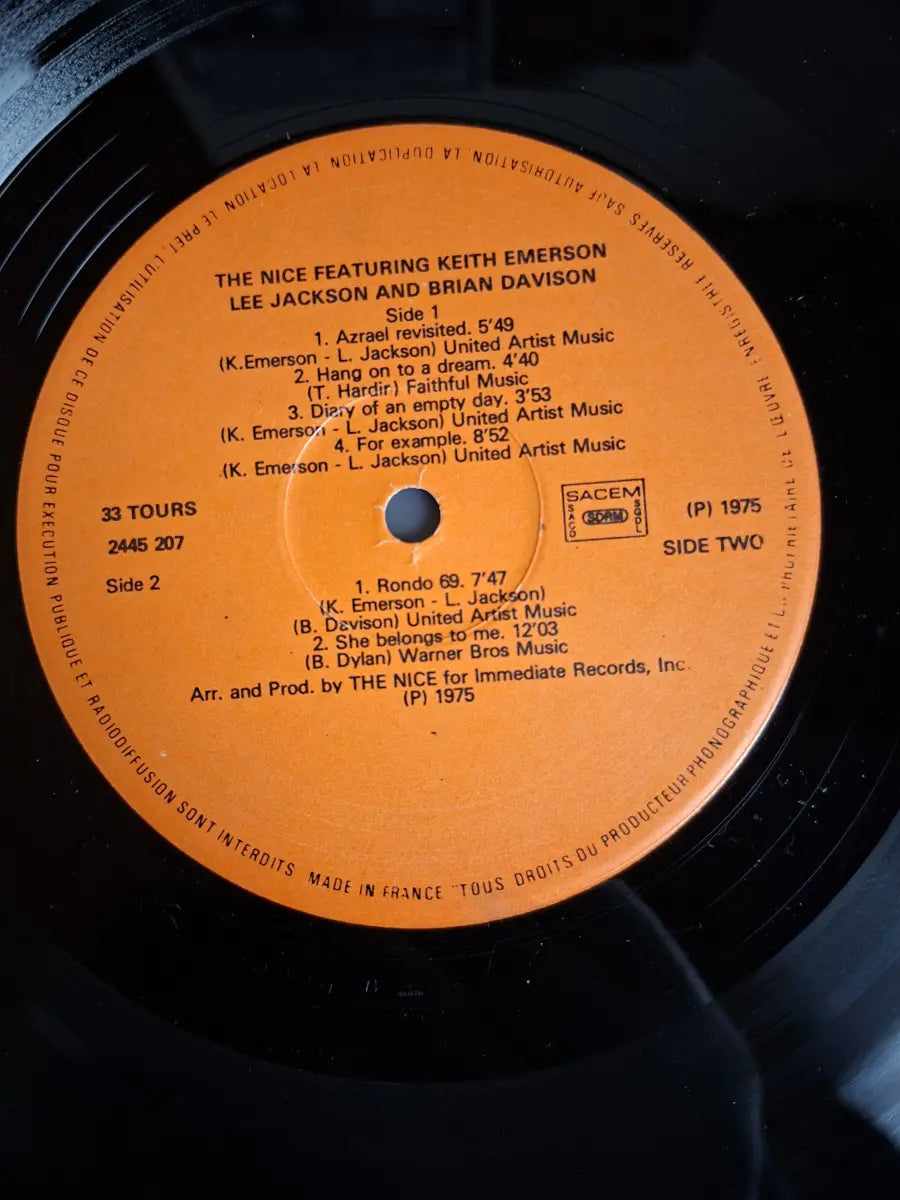 The Nice – The Nice Featuring Keith Emerson Lee Jackson and Brian Davison