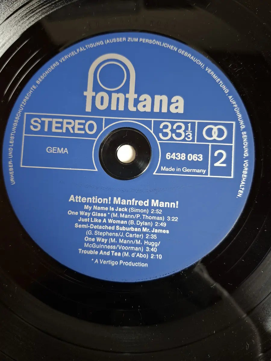 Manfred Mann – Attention! Manfred Mann!