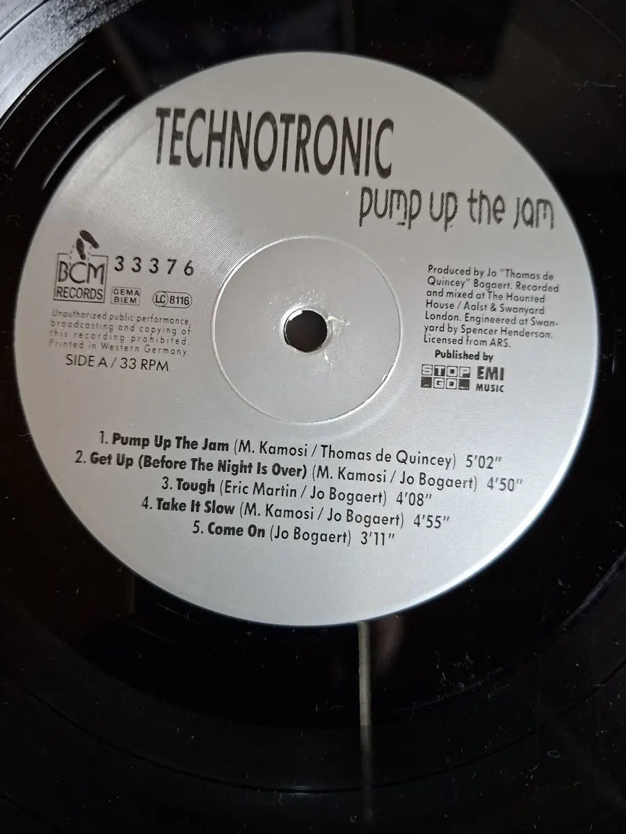 Technotronic – Pump Up The Jam
